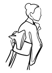 Japanese Girl, Kimono