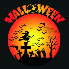 Halloween T-shirt Design