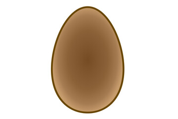 egg isolated on white
