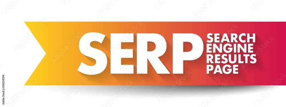 Poster serp - search engine results page is the page you see after entering a query into any search engine,