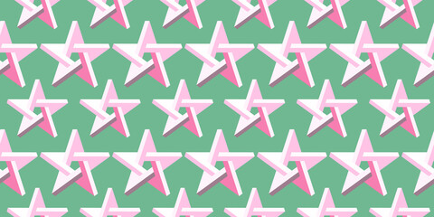 Abstract seamless star pattern for textile and wallpapers