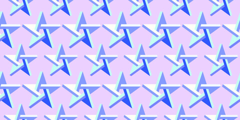 Abstract seamless star pattern for textile and wallpapers
