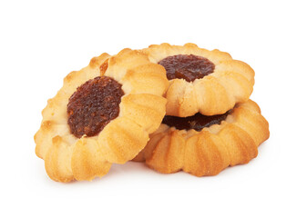 Jam ring biscuit