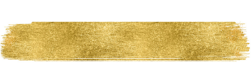 Golden glitter brush stroke backdrop. Stock illustrtaion.