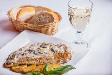Baked dorado