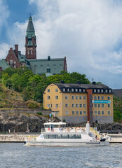 Summertime view of Stockholm, the capital of Sweden, one of the Nordic countries along the Baltic Sea in Scandinavia and its surrounding archipelago. - 516536511