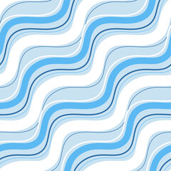 Wavy pattern blue background wave seamless pattern