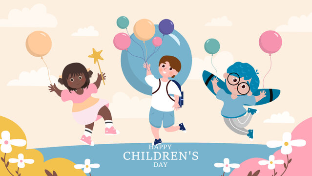 Children's day, children, holiday, kids, adult, family, animation, motion picture
