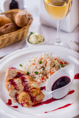 Fried chicken fillet
