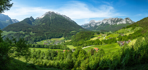 Idyllic Bavarian Alpine Landscape Germany