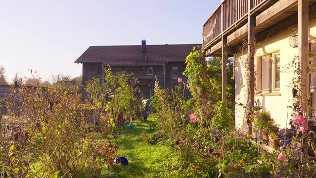 The Ecovillage Of Sieben Linde In Beetzendorf Community In The Altmark Region And Salzwedel District, Saxony-Anhalt, Germany. Handheld