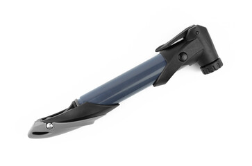 Hand pump for bicycle isolated on white background