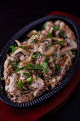 Fried pieces of meat