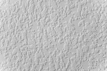 Texture of white foam paper.