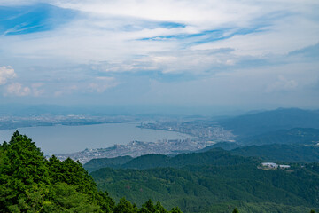 比叡山から見る琵琶湖Ⅰ