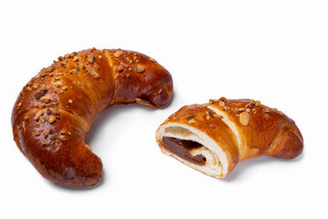 Bun cone with boiled milk