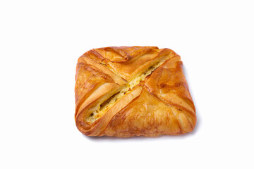 Puff pastry with cheese and dill