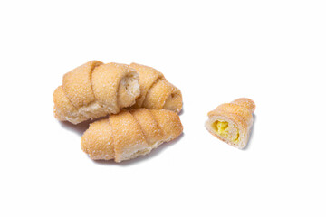 Twisted pies with cheese