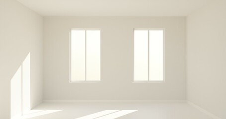 Obraz na płótnie Canvas empty room with window
