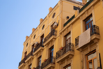 Fototapeta na wymiar house in Spain against the sky