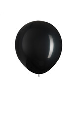 Black balloons isolated on white background. Party gender Decorations.