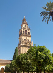 Fototapeta na wymiar Alminar Campanario. Mezquita de Córdoba