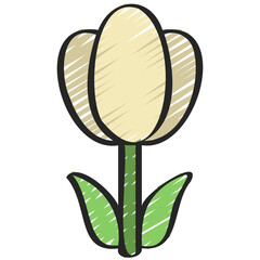 Closed Lilly Icon