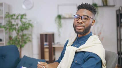 Portrait of African American psychologist, professional counselling services
