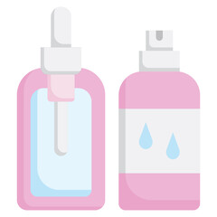 SERUM flat icon,linear,outline,graphic,illustration