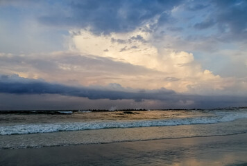 Fototapeta premium sunset on the beach