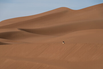 Sunrise in Erg Chegaga Desert in Morocco, Africa