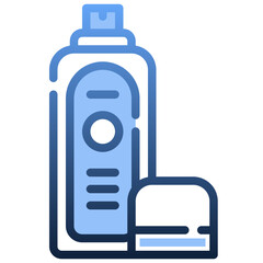 DEODORANT Gradient icon,linear,outline,graphic,illustration