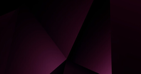 Realistic pink texture background with 3d triangle and deep shadow, red metal wallpaper