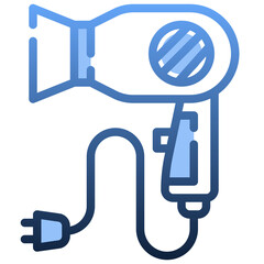 HAIR DRYER Gradient icon,linear,outline,graphic,illustration