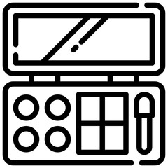 PALETTES line icon,linear,outline,graphic,illustration