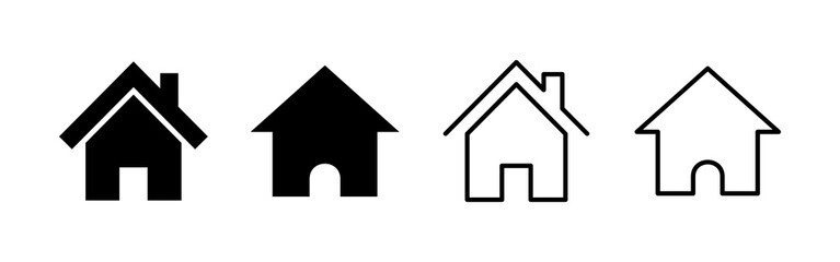 House icon vector. Home sign and symbol