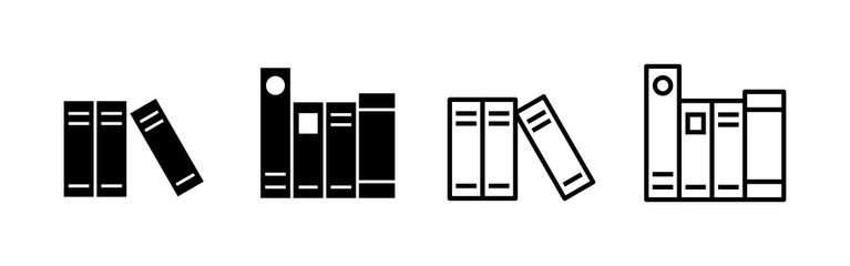 Library icon vector. education sign and symbol