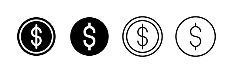 Money icon vector. Money sign and symbol