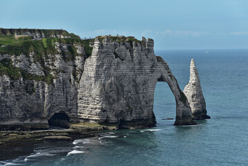 Frankreich - Normandie - Étretat - Aiguille & Porte d'Aval
