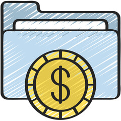 Financial Folder Icon