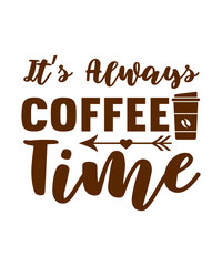 Fototapeta premium COFFEE SVG DESIGN