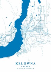 Kelowna - Canada  Spring Plane Map