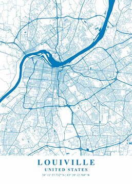 Louisville - United States  Spring Plane Map