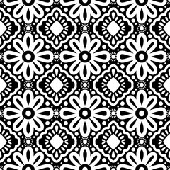 black and white seamless pattern