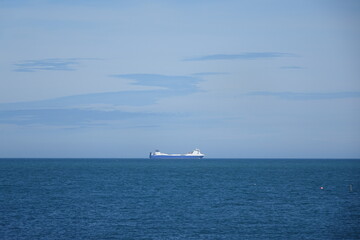 ship on ocean