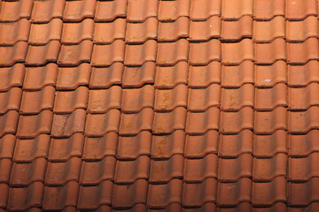 red roof tiles