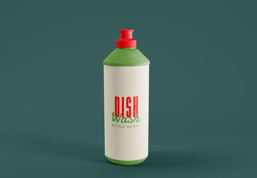 Washingup Bottle Mockup