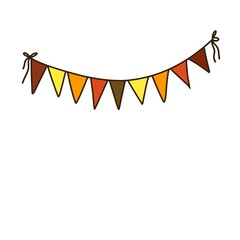 Obraz premium garland illustration