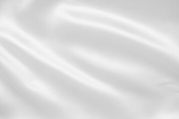 Abstract white fabric with soft wave texture background