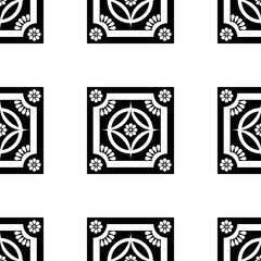 Seamless design chevron pattern with ethnic and tribal ornament vector illustration 